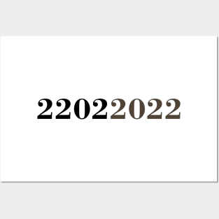 22022022 TWOSDAY, special day of february, Palindrome Date Posters and Art